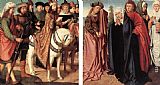 Gerard David Pilate's Dispute with the High Priest; The Holy Women and St John at Golgotha painting